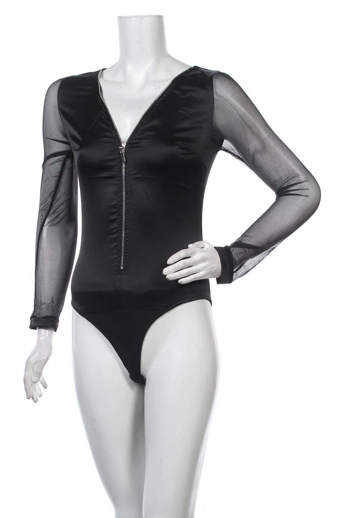 Дамска блуза - боди Zabaione, Размер S, Цвят Черен, 90% полиестер, 10% еластан, Цена 43,50 лв.