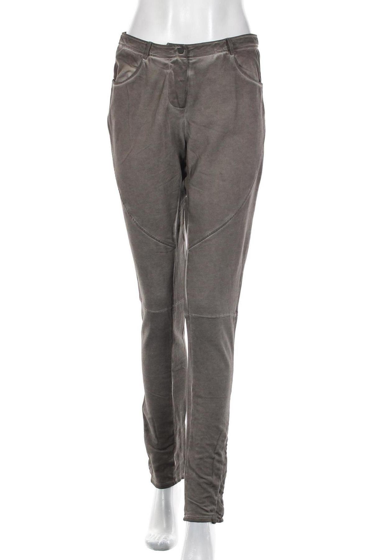 Дамски панталон Liebeskind, Размер S, Цвят Сив, 97% памук, 3% еластан, Цена 164,25 лв.