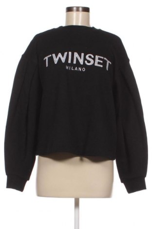 Дамска блуза TWINSET, Размер S, Цвят Черен, Памук, Цена 111,80 лв.