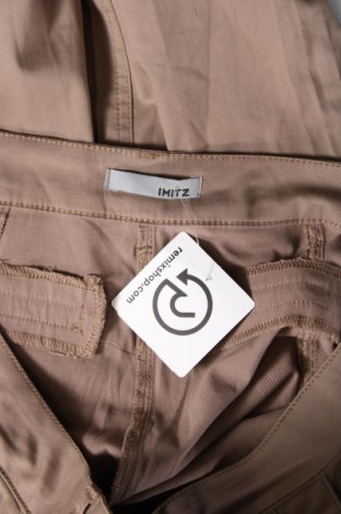 Γυναικείο παντελόνι Imitz, Μέγεθος XL, Χρώμα  Μπέζ, Τιμή 25,36 €