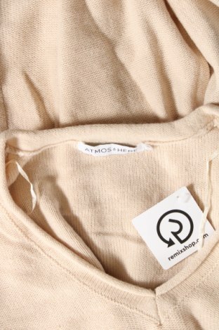 Дамски пуловер Atmos & Here, Размер S, Цвят Бежов, Цена 53,00 лв.