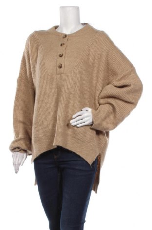 Дамски пуловер Topshop, Размер XL, Цвят Бежов, Цена 54,00 лв.
