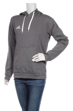 Γυναικείο φούτερ Adidas, Μέγεθος S, Χρώμα Γκρί, 70% βαμβάκι, 30% πολυεστέρας, Τιμή 24,84 €
