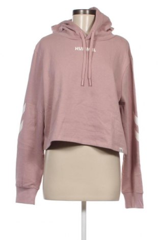Γυναικείο φούτερ Hummel, Μέγεθος XL, Χρώμα Ρόζ , Βαμβάκι, Τιμή 21,24 €