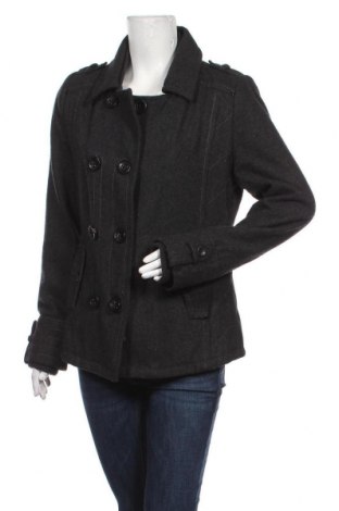Γυναικείο παλτό Denim Culture, Μέγεθος M, Χρώμα Γκρί, Τιμή 21,16 €