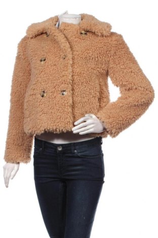 Дамско палто Topshop, Размер XS, Цвят Бежов, Цена 79,60 лв.