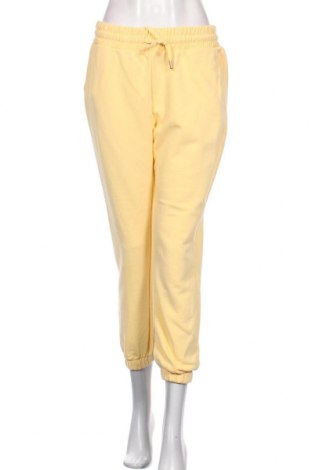 Γυναικείο αθλητικό παντελόνι Orsay, Μέγεθος M, Χρώμα Κίτρινο, Βαμβάκι, Τιμή 10,14 €