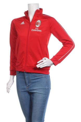 Γυναικεία αθλητική ζακέτα Adidas, Μέγεθος XXS, Χρώμα Κόκκινο, Τιμή 18,56 €