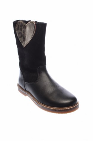 Детски обувки Friboo, Размер 31, Цвят Черен, Естествен велур, естествена кожа, Цена 73,20 лв.