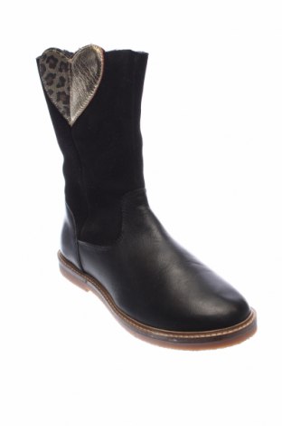 Детски обувки Friboo, Размер 33, Цвят Черен, Естествен велур, естествена кожа, Цена 58,56 лв.