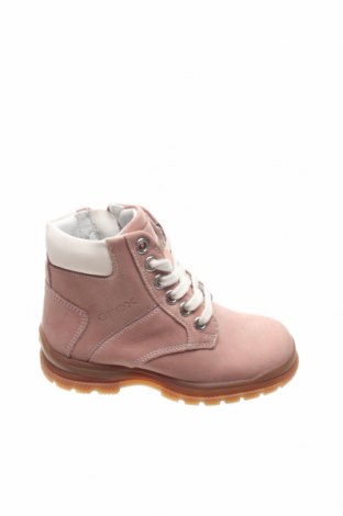 Детски обувки Geox, Размер 27, Цвят Пепел от рози, Естествена кожа, еко кожа, Цена 125,66 лв.