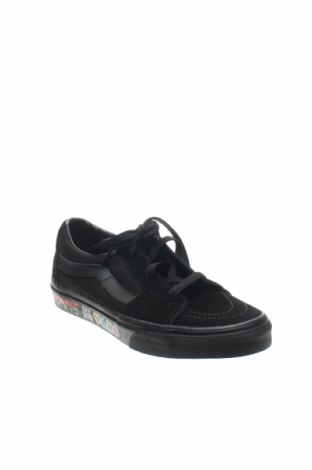 Детски обувки Vans, Размер 34, Цвят Черен, Естествен велур, текстил, Цена 77,38 лв.