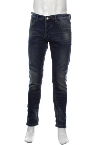 Blugi de bărbați Y.Two Jeans, Mărime L, Culoare Albastru, 62% bumbac, 36% poliester, 2% elastan, Preț 109,04 Lei