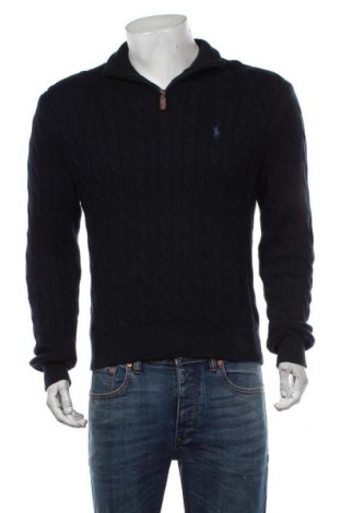 Мъжки пуловер Polo By Ralph Lauren, Размер M, Цвят Син, Памук, Цена 149,06 лв.