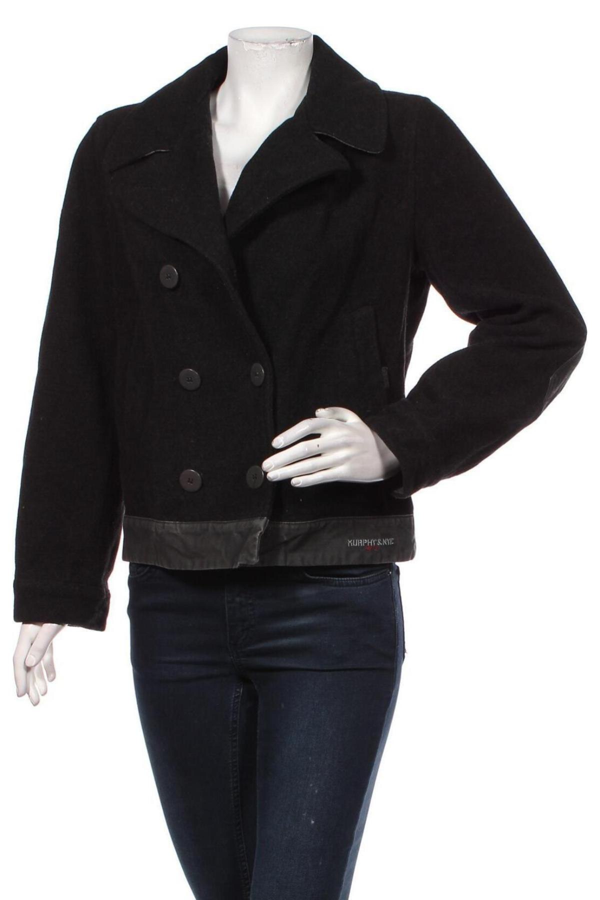 Γυναικείο παλτό Murphy & Nye, Μέγεθος S, Χρώμα Μαύρο, Τιμή 7,71 €