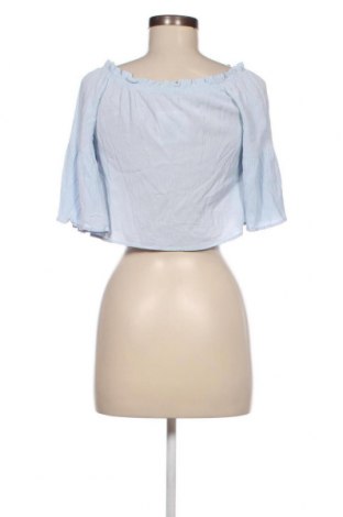 Damen Shirt Bershka, Größe M, Farbe Blau, Preis 2,72 €