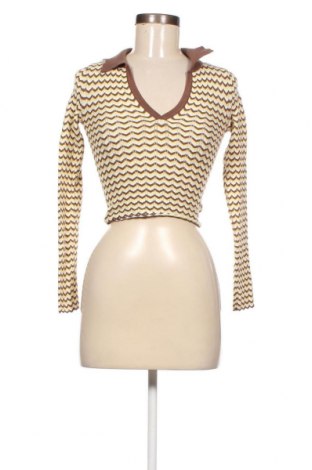 Γυναικεία μπλούζα Bershka, Μέγεθος XS, Χρώμα Πολύχρωμο, Τιμή 9,62 €