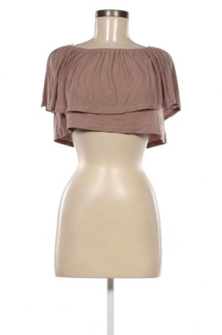 Damen Shirt Boohoo, Größe M, Farbe Braun, Preis € 13,22