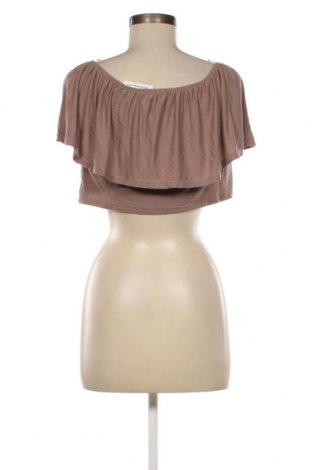 Damen Shirt Boohoo, Größe M, Farbe Braun, Preis € 3,31