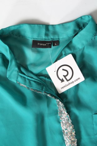 Γυναικεία μπλούζα Fransa, Μέγεθος L, Χρώμα Μπλέ, Τιμή 8,20 €