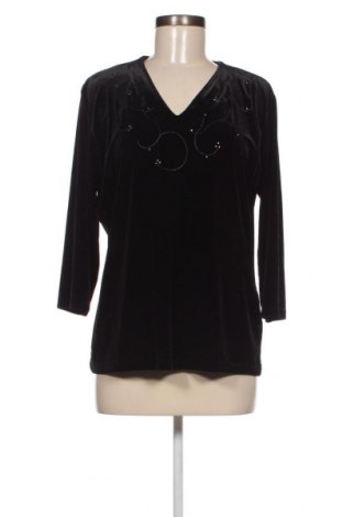 Γυναικεία μπλούζα KappAhl, Μέγεθος XL, Χρώμα Μαύρο, Τιμή 2,60 €
