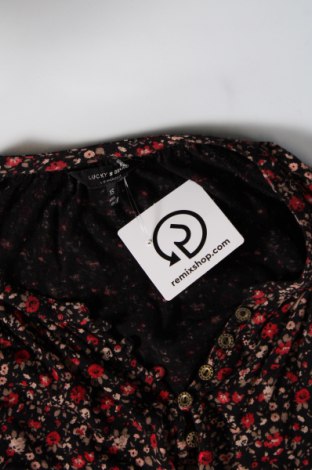 Γυναικεία μπλούζα Lucky Brand, Μέγεθος XS, Χρώμα Πολύχρωμο, Τιμή 1,63 €