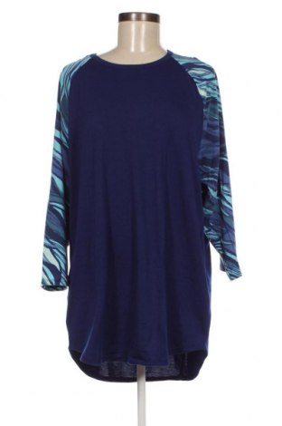 Дамска блуза LulaRoe, Размер 3XL, Цвят Син, Цена 31,00 лв.