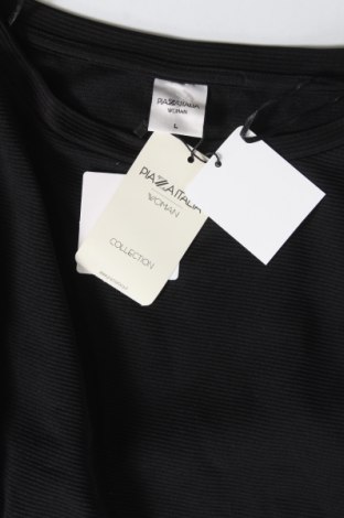 Γυναικεία μπλούζα Piazza Italia, Μέγεθος L, Χρώμα Μαύρο, Τιμή 5,75 €
