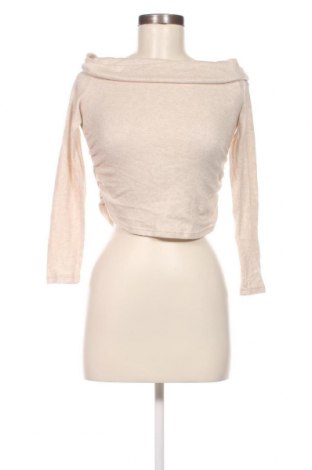 Γυναικεία μπλούζα SHEIN, Μέγεθος S, Χρώμα  Μπέζ, Τιμή 3,76 €