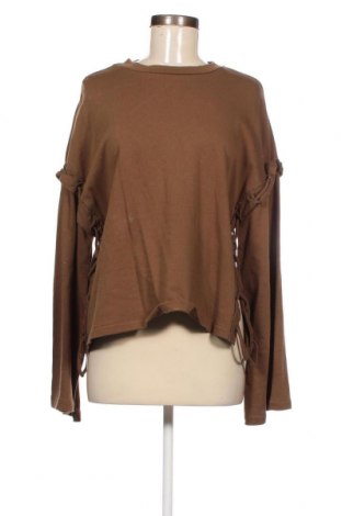 Дамска блуза Zara Trafaluc, Размер M, Цвят Зелен, Цена 8,00 лв.