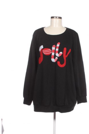 Γυναικεία μπλούζα Zizzi, Μέγεθος L, Χρώμα Μαύρο, Τιμή 4,31 €