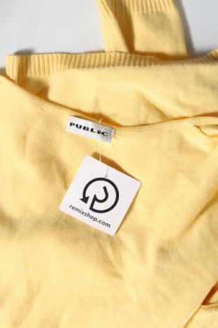 Γυναικεία ζακέτα Public, Μέγεθος M, Χρώμα Κίτρινο, Τιμή 3,95 €