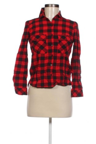 Γυναικείο πουκάμισο Bsk, Μέγεθος XS, Χρώμα Κόκκινο, Τιμή 2,73 €