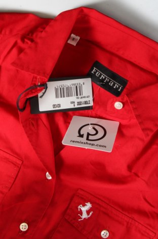 Γυναικείο πουκάμισο Ferrari, Μέγεθος S, Χρώμα Κόκκινο, Τιμή 38,66 €