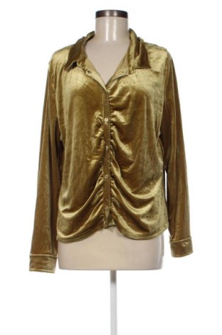 Γυναικείο πουκάμισο H&M, Μέγεθος M, Χρώμα Χρυσαφί, Τιμή 3,87 €