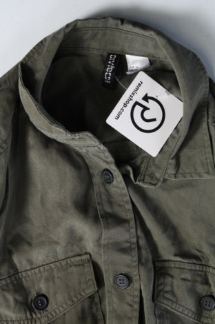 Дамска риза H&M Divided, Размер XS, Цвят Зелен, Цена 25,00 лв.