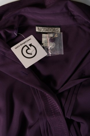 Γυναικείο πουκάμισο Notations, Μέγεθος S, Χρώμα Βιολετί, Τιμή 3,96 €