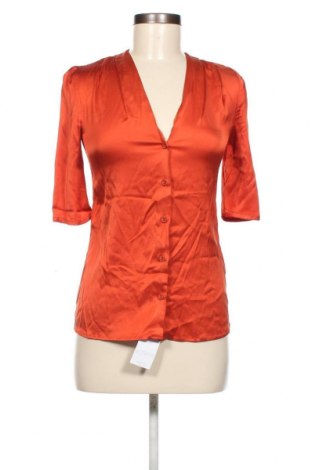 Дамска риза Patrizia Pepe, Размер M, Цвят Оранжев, Цена 55,50 лв.