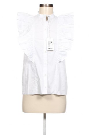 Дамска риза Patrizia Pepe, Размер M, Цвят Бял, Цена 122,10 лв.