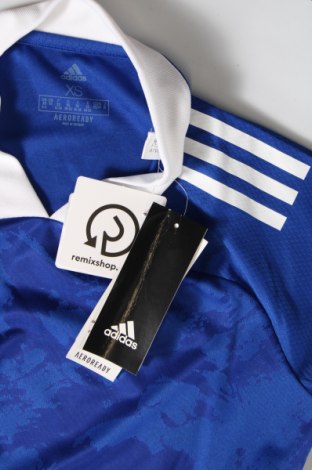 Γυναικείο t-shirt Adidas, Μέγεθος XS, Χρώμα Μπλέ, Τιμή 29,90 €