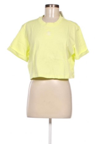 Γυναικείο t-shirt Adidas Originals, Μέγεθος L, Χρώμα Κίτρινο, Τιμή 11,06 €