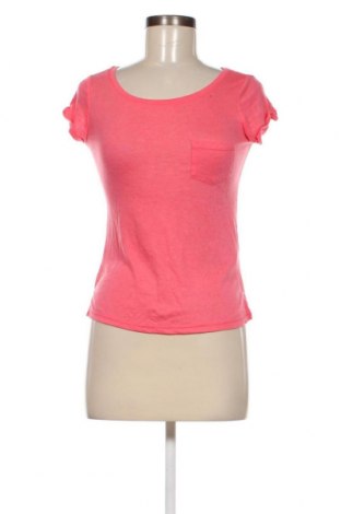 Γυναικείο t-shirt Bershka, Μέγεθος S, Χρώμα Ρόζ , Τιμή 6,65 €