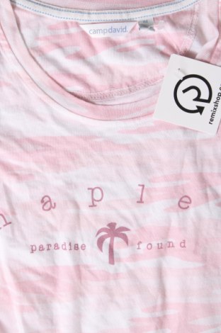 Γυναικείο t-shirt Camp David, Μέγεθος M, Χρώμα Ρόζ , Τιμή 12,37 €