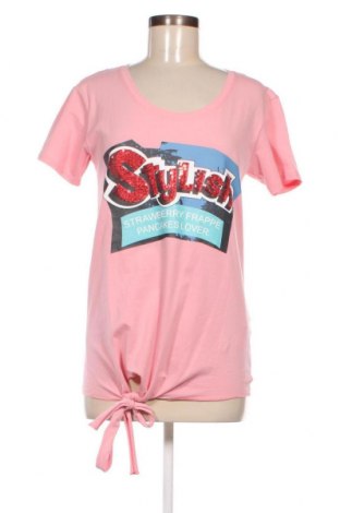 Γυναικείο t-shirt Fracomina, Μέγεθος XS, Χρώμα Ρόζ , Τιμή 8,97 €