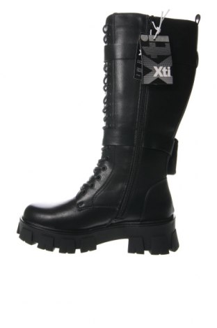 Γυναικείες μπότες Xti, Μέγεθος 38, Χρώμα Μαύρο, Τιμή 25,17 €