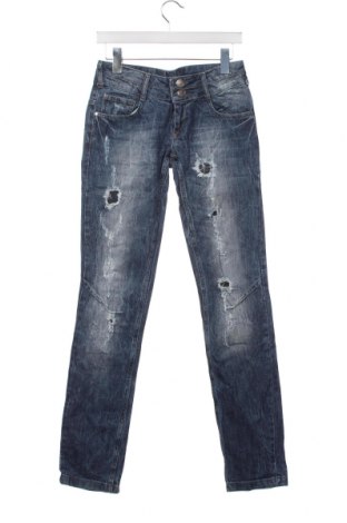 Дамски дънки Perfect Jeans By Gina Tricot, Размер S, Цвят Син, Цена 7,20 лв.