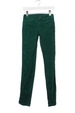 Pantaloni de velvet de femei Joseph, Mărime XS, Culoare Verde, Preț 185,20 Lei