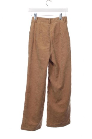 Γυναικείο κοτλέ παντελόνι SHEIN, Μέγεθος XS, Χρώμα  Μπέζ, Τιμή 17,94 €