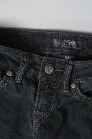 Pantaloni de velvet de femei Silver, Mărime XS, Culoare Albastru, Preț 33,55 Lei