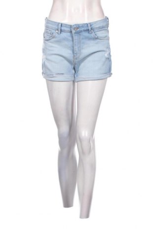 Pantaloni scurți de femei Bershka, Mărime M, Culoare Albastru, Preț 14,54 Lei